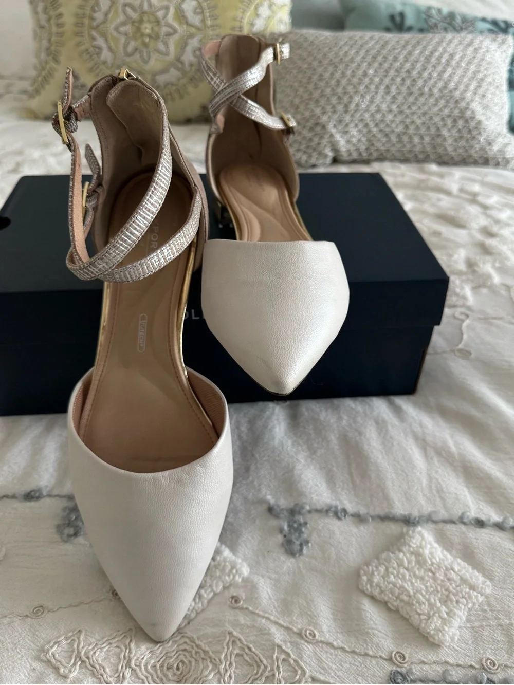Rockport Trutec Women's Neutral Beige Ankle Strap Dress Shoes